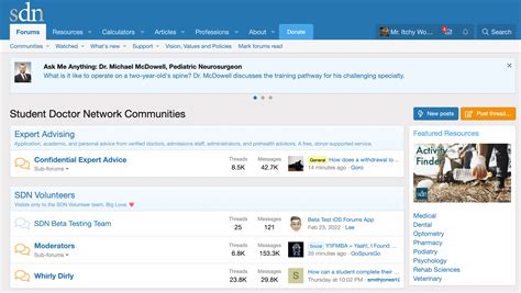 student doctor network forums